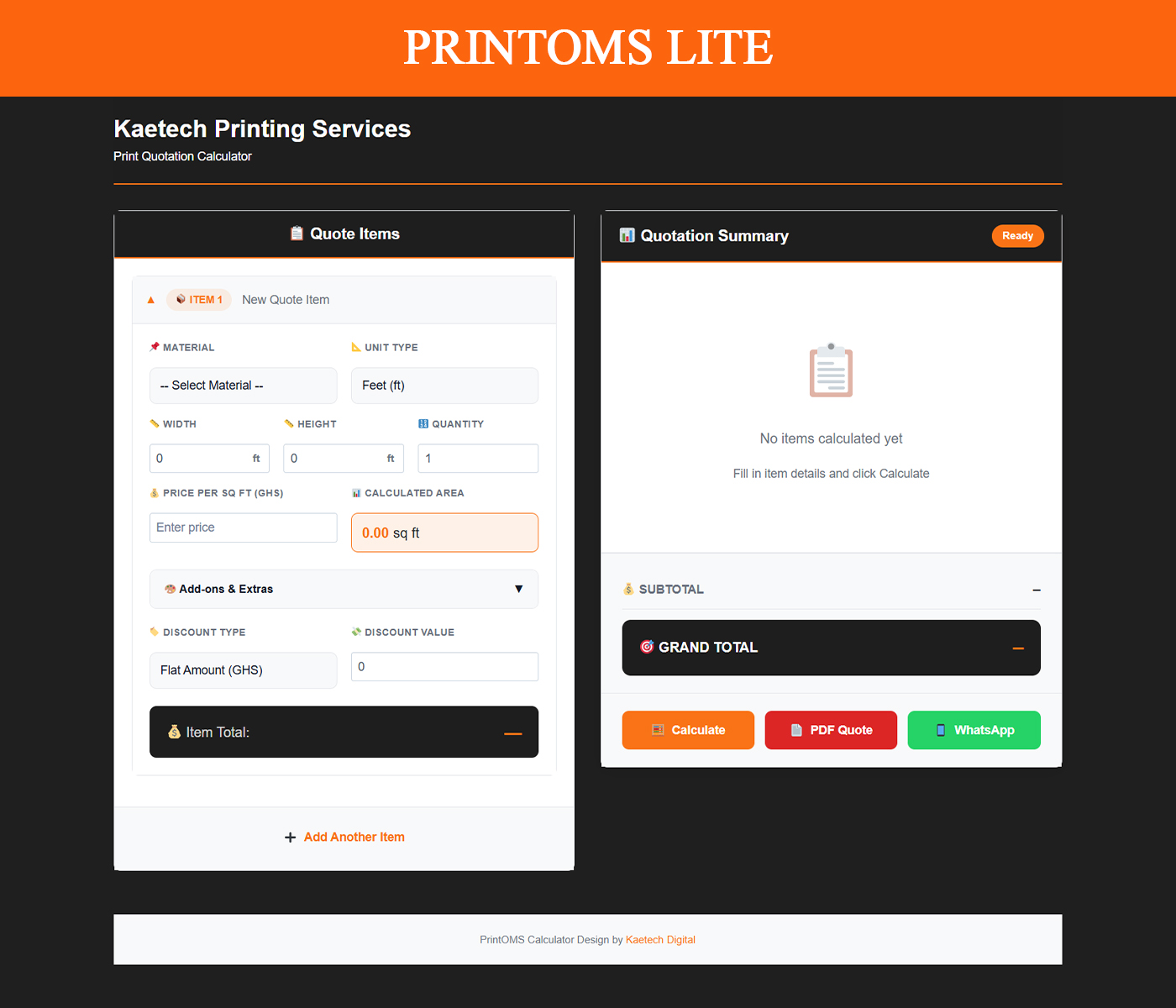 PrintOMS Lite